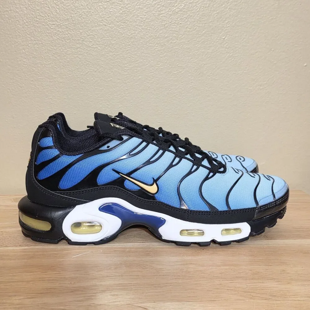 Nike Air Max Plus OG Hyper Blue Black 2024 DX0755-001 Sneakers Men's Size 9.5